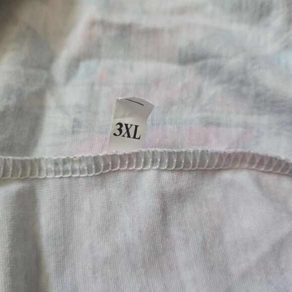 Funky Colorful Floral Strapless Dress - 3x - Picture 5 of 9